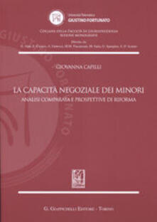 La capacità negoziale dei minori. Analisi comparata e prospettive di riforma.pdf