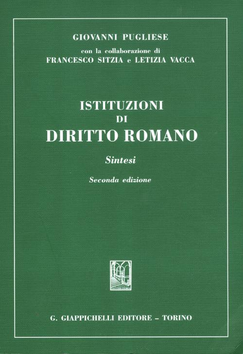 Istituzioni di diritto romano. Sintesi Scarica PDF EPUB
