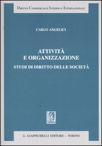 Attività e organizzazione. Studi di diritto delle società