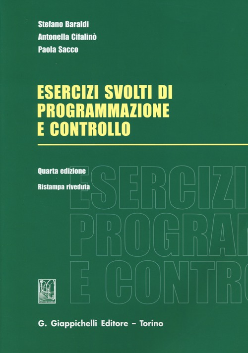 Esercizi svolti di programmazione e controllo Scarica PDF EPUB
