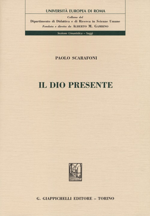 Il Dio presente Scarica PDF EPUB
