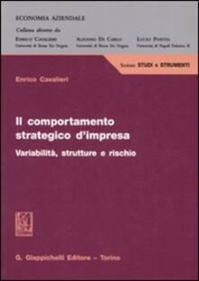 Il comportamento strategico dimpresa. Variabilità, strutture e rischio.pdf