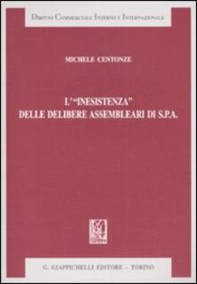 L «inesistenza» delle delibere assemblari di S.p.A.pdf
