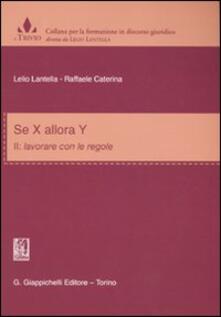 Se X allora Y. Vol. 2: Lavorare con le regole..pdf
