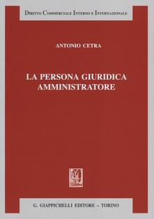 La persona giuridica amministratore.pdf