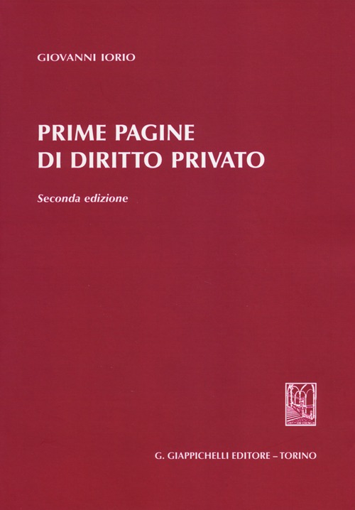 Prime pagine di diritto privato