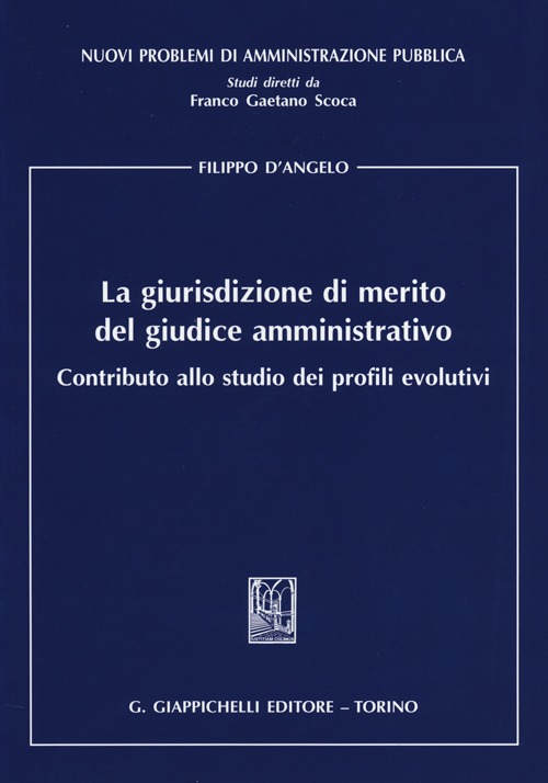 La giurisdizione di merito del giudice amministrativo. Contributo allo studio dei profili evolutivi