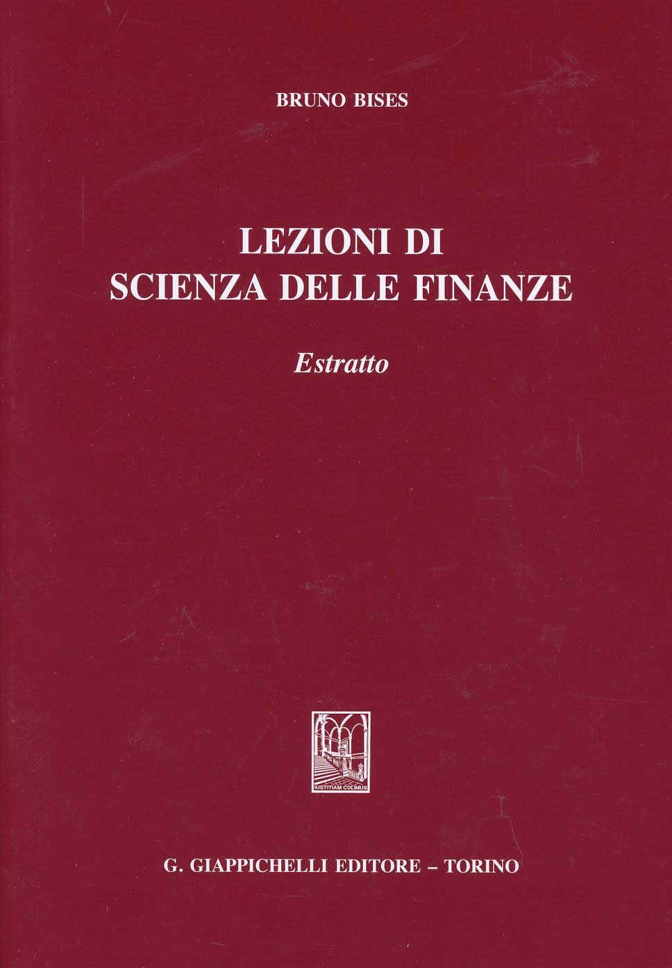 Lezioni di scienza delle finanze. Estratto