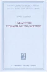 Libro Lineamenti di teoria del diritto oggettivo Franco Modugno