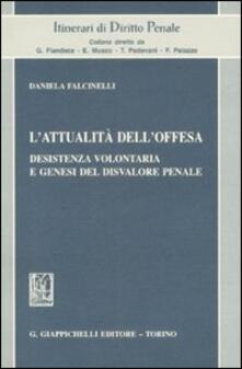 L attualità delloffesa. Desistenza volontaria e genesi del disvalore penale.pdf