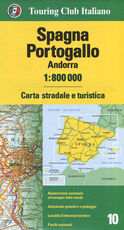 Libro Spagna, Portogallo, Andorra 1:800.000. Carta stradale e turistica. Ediz. multilingue