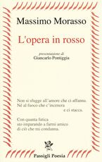 Libro L' opera in rosso Massimo Morasso