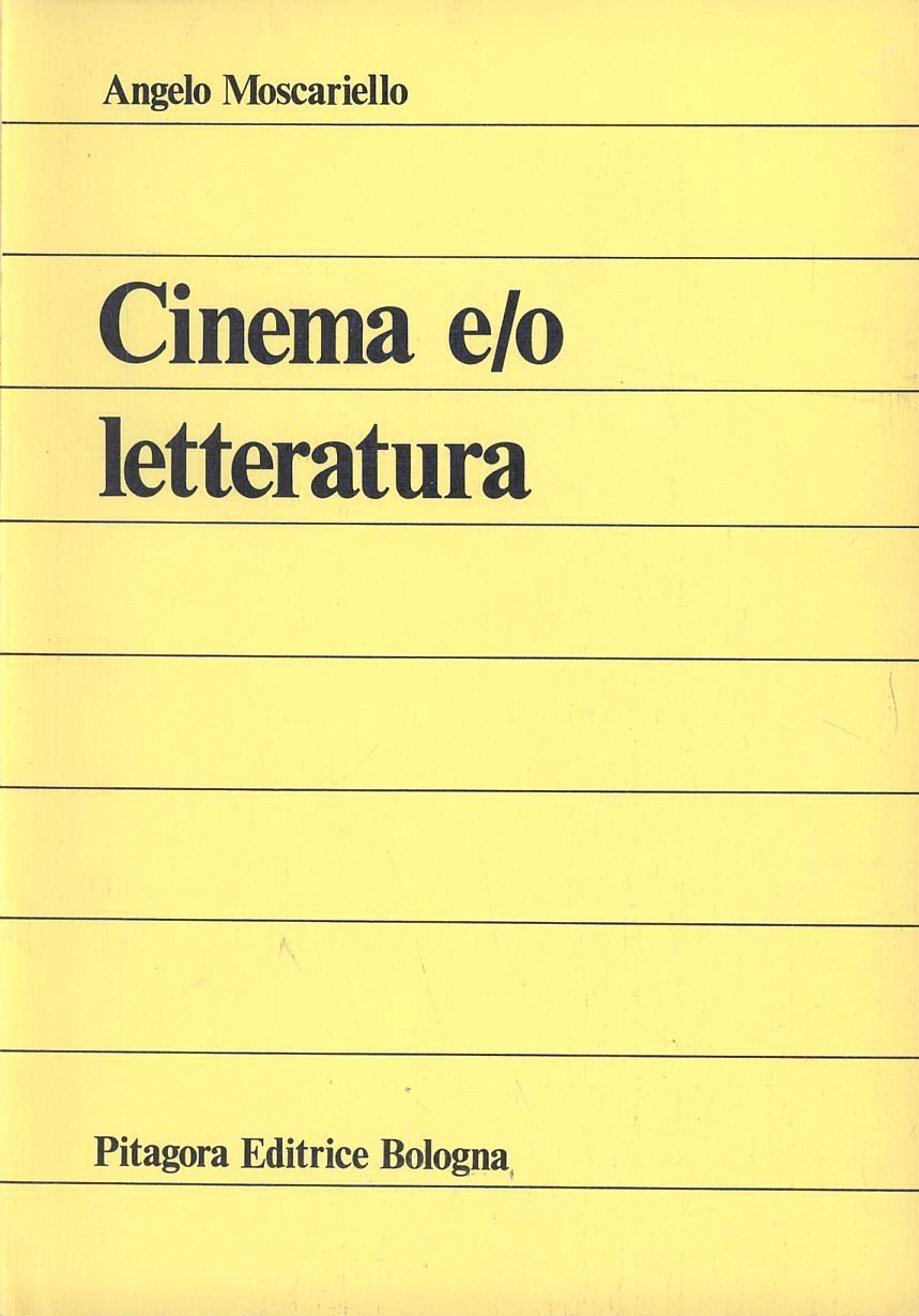 Cinema e/o letteratura Scarica PDF EPUB
