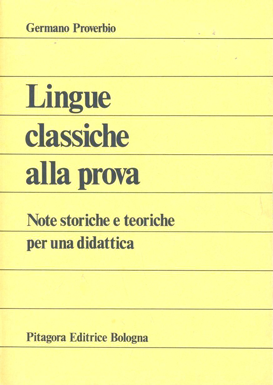 Lingue classiche alla prova