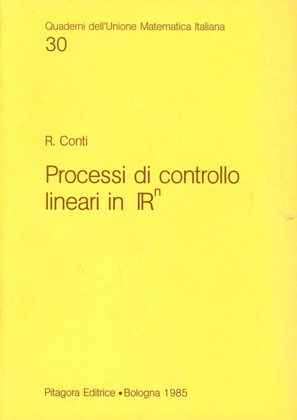 Processi di controllo lineari in Rn Scarica PDF EPUB
