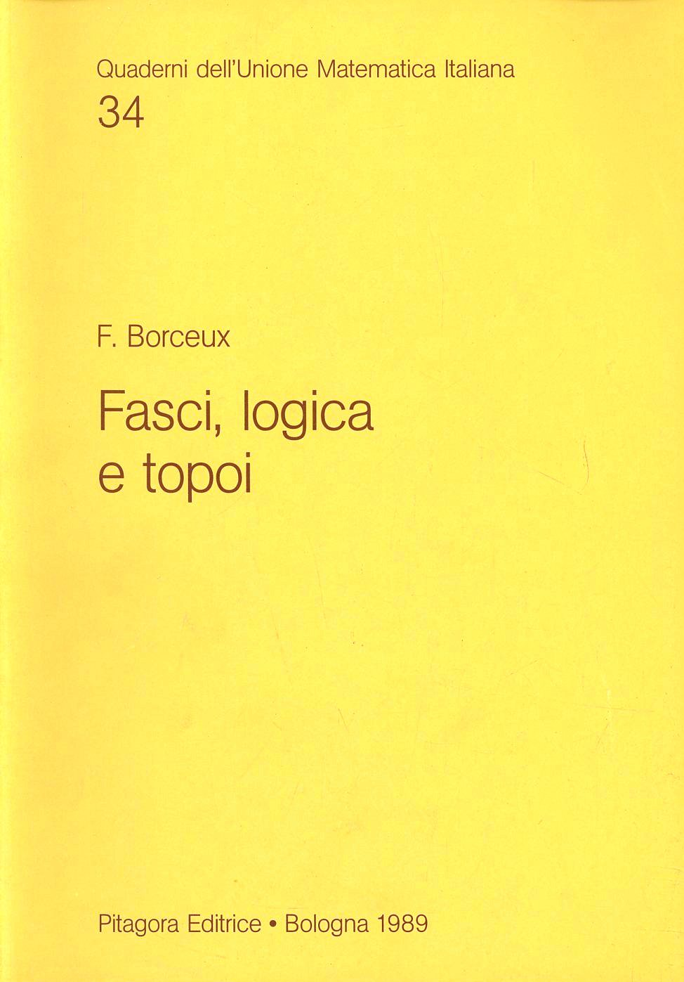 Fasci, logica e topoi Scarica PDF EPUB
