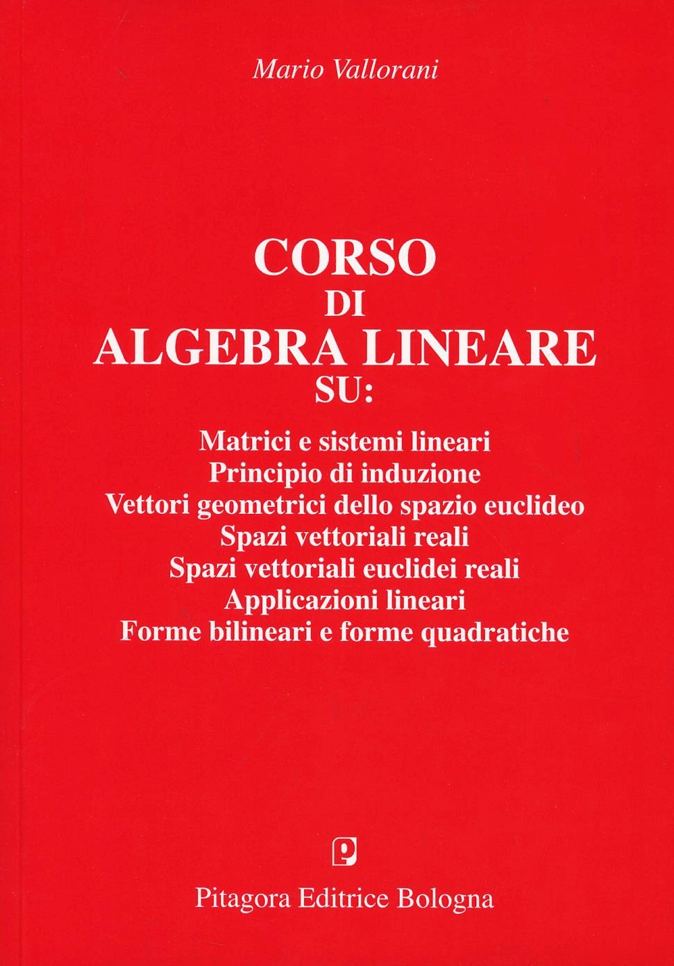 Corso di algebra lineare