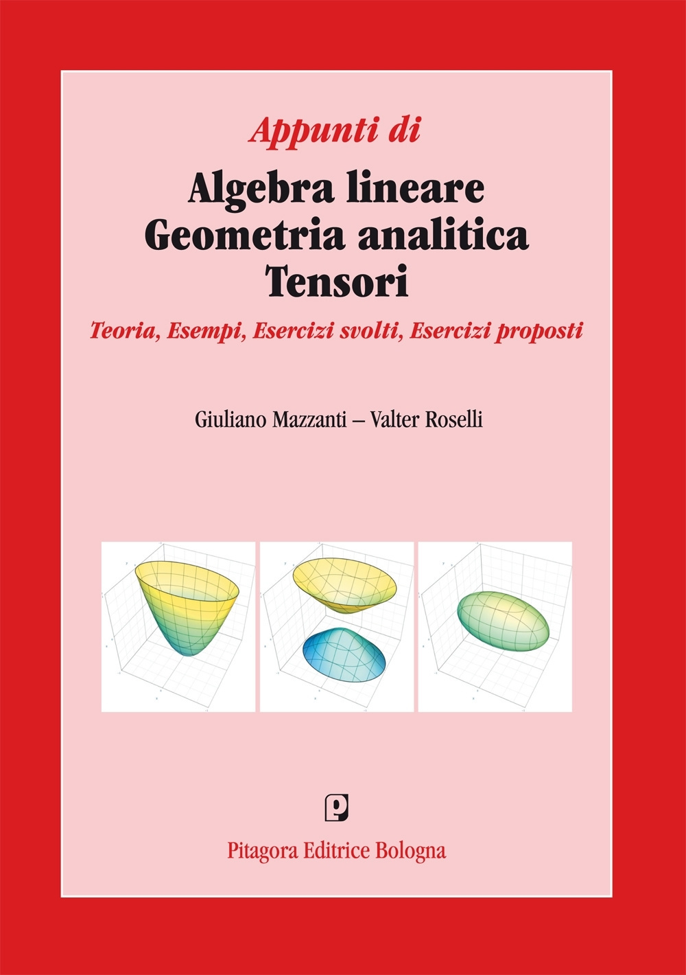 Appunti di algebra lineare, geometria analitica, tensori. Teoria, esempi, esercizi svolti, esercizi proposti Scarica PDF EPUB
