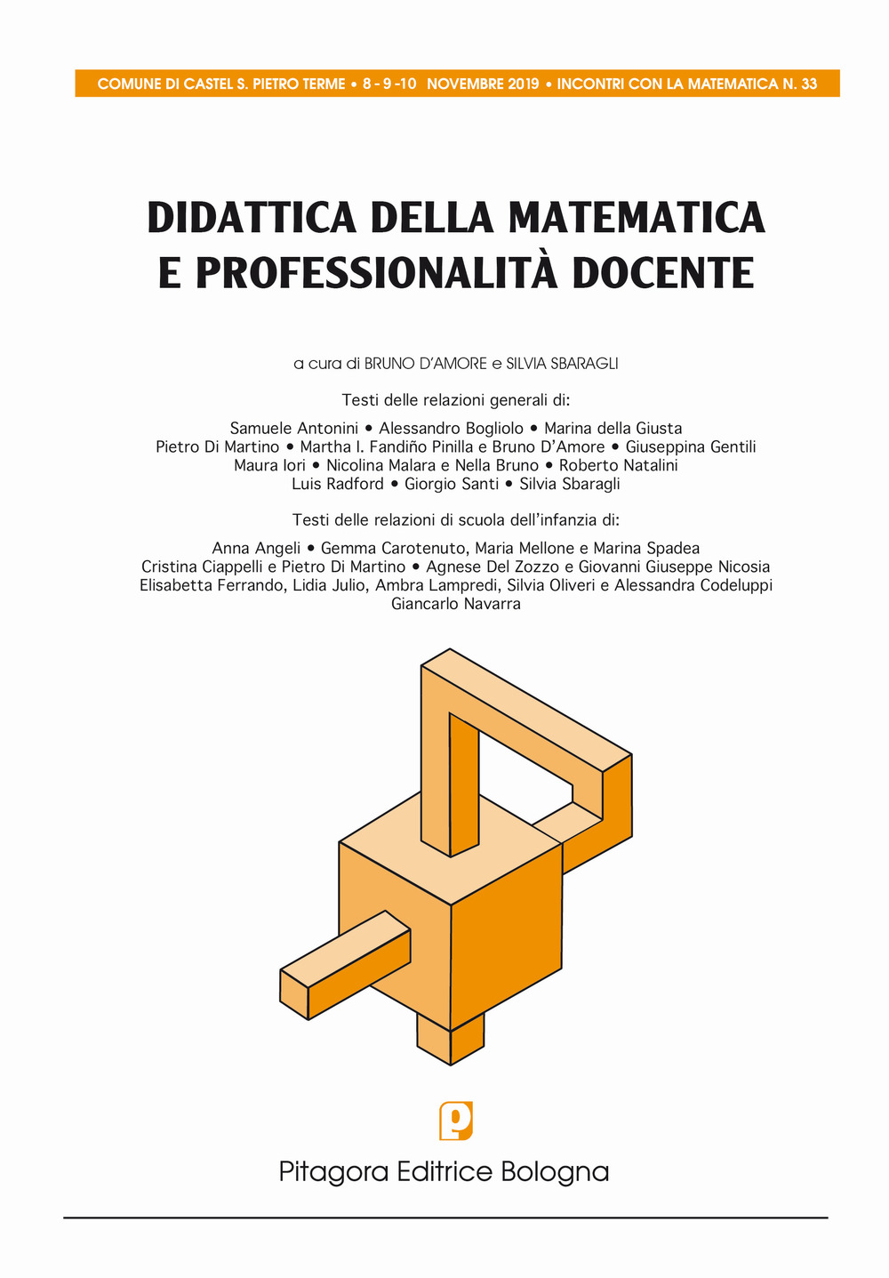 Image of Didattica della matematica e professionalità docente. Atti convegno matematica cspt. 2019