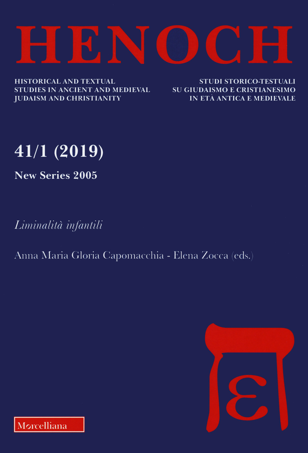 Image of Henoch (2019). Vol. 1: Liminalità infantili.