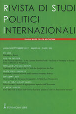 Libro Rivista di studi politici internazionali (2017). Vol. 3