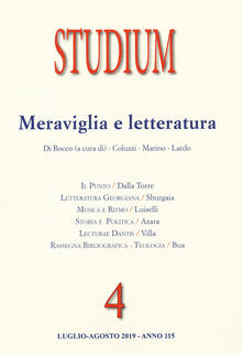 Studium (2019). Vol. 4: Meraviglia e letteratura..pdf
