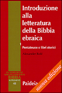 Image of Introduzione alla letteratura della Bibbia ebraica. Vol. 1: Pentateuco e libri storici.