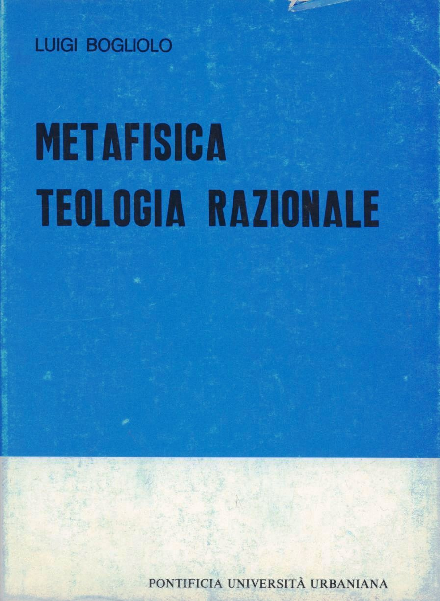 Metafisica e teologia razionale