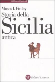 Storia Della Sicilia Antica Moses I Finley Libro Laterza Biblioteca Universale Laterza Ibs