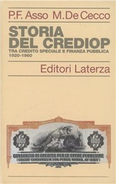 Copertina  Storia del Crediop tra credito speciale e finanza pubblica : 1920-1960