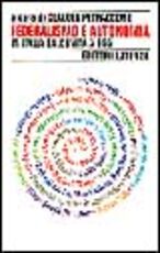 Libro Federalismo e autonomia in Italia dall'unità a oggi