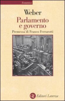 Parlamento e governo. Per la critica politica della burocrazia e del sistema dei partiti.pdf