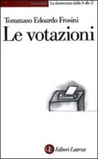 Libro Le votazioni Tommaso Edoardo Frosini