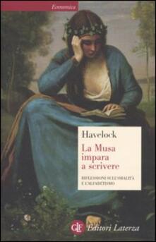 La musa impara a scrivere. Riflessioni sulloralità e lalfabetismo dallantichità al giorno doggi.pdf