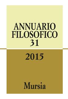Lascalashepard.it Annuario filosofico 2015. Vol. 31 Image