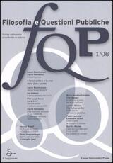Libro FQP. Filosofia e questioni pubbliche (2006). Vol. 1
