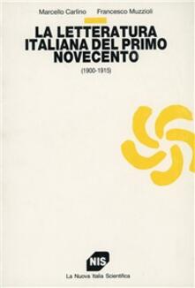 La letteratura italiana del primo Novecento (1900-1915).pdf