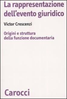 La rappresentazione dellevento giuridico. Origini e struttura della funzione documentaria.pdf