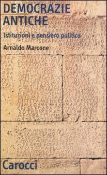 Democrazie antiche. Istituzioni e pensiero politico.pdf