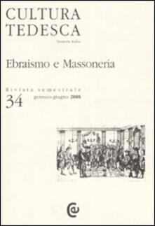Cultura tedesca. Vol. 34: Ebraismo e massoneria..pdf