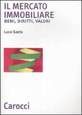 Libro Il mercato immobiliare. Beni, diritti, valori Luca Gaeta