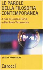 Libro Le parole della filosofia contemporanea