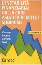 Libro L' instabilità finanziaria: dalla crisi asiatica ai mutui subprime Vincenzo D'Apice Giovanni Ferri