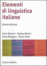 Libro Elementi di linguistica italiana