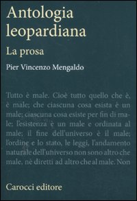 Antologia leopardiana. La prosa Scarica PDF EPUB
