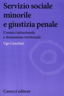 Servizio sociale minorile e giustizia penale. Cornice istituzionale e dimensione territoriale.pdf