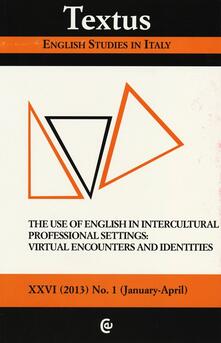 Textus. English studies in Italy (2013). Vol. 1.pdf