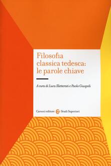 Filosofia classica tedesca: le parole chiave.pdf