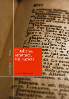 L italiano: strutture, usi, varietà.pdf