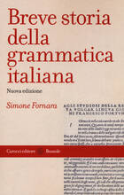 Libro Breve storia della grammatica italiana Simone Fornara